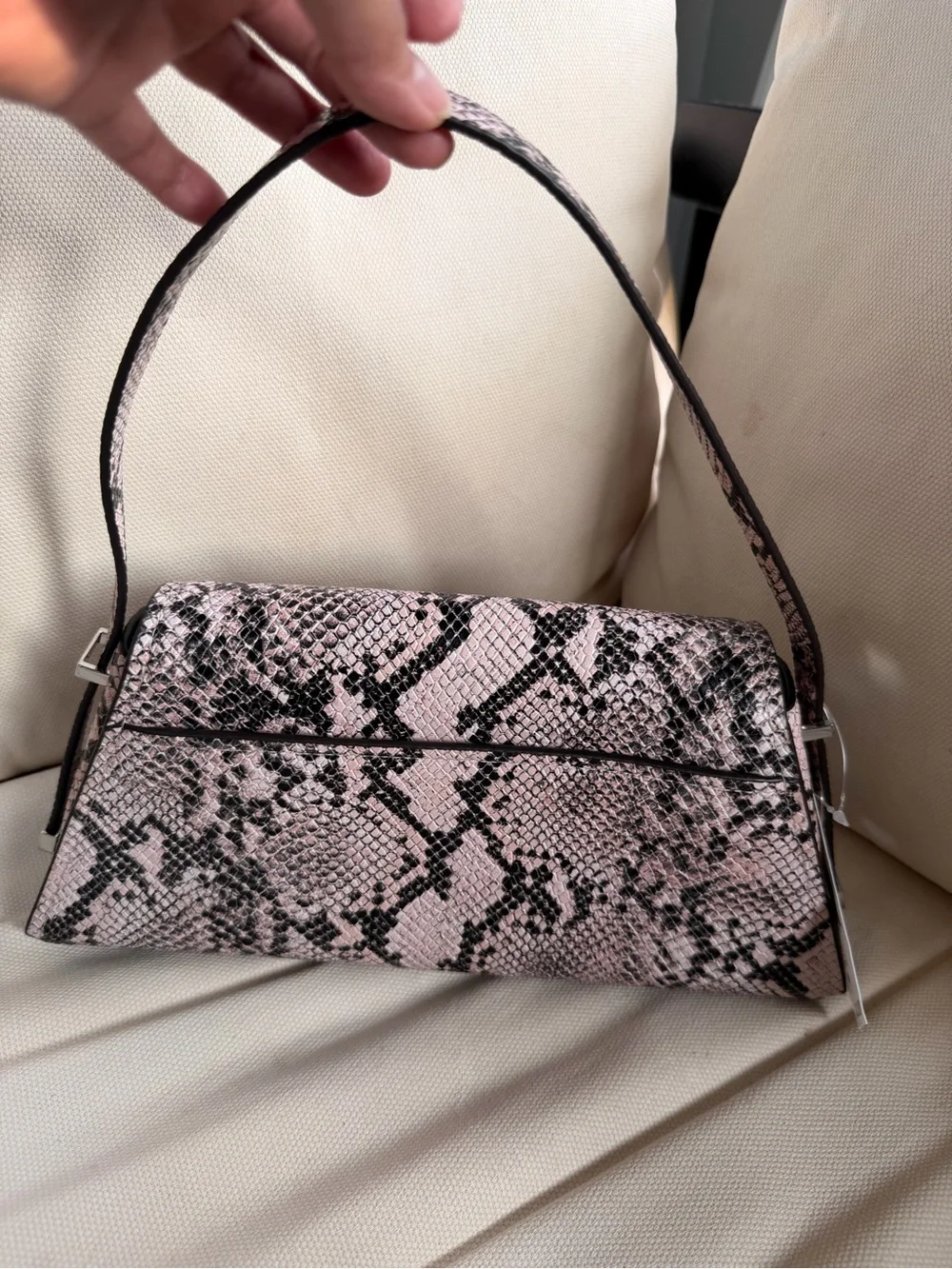 Michael Kors Ludlow Medium Snake-Embossed Leather Shoulder Bag